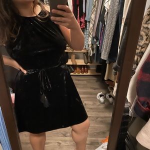 Velvet Black Dress